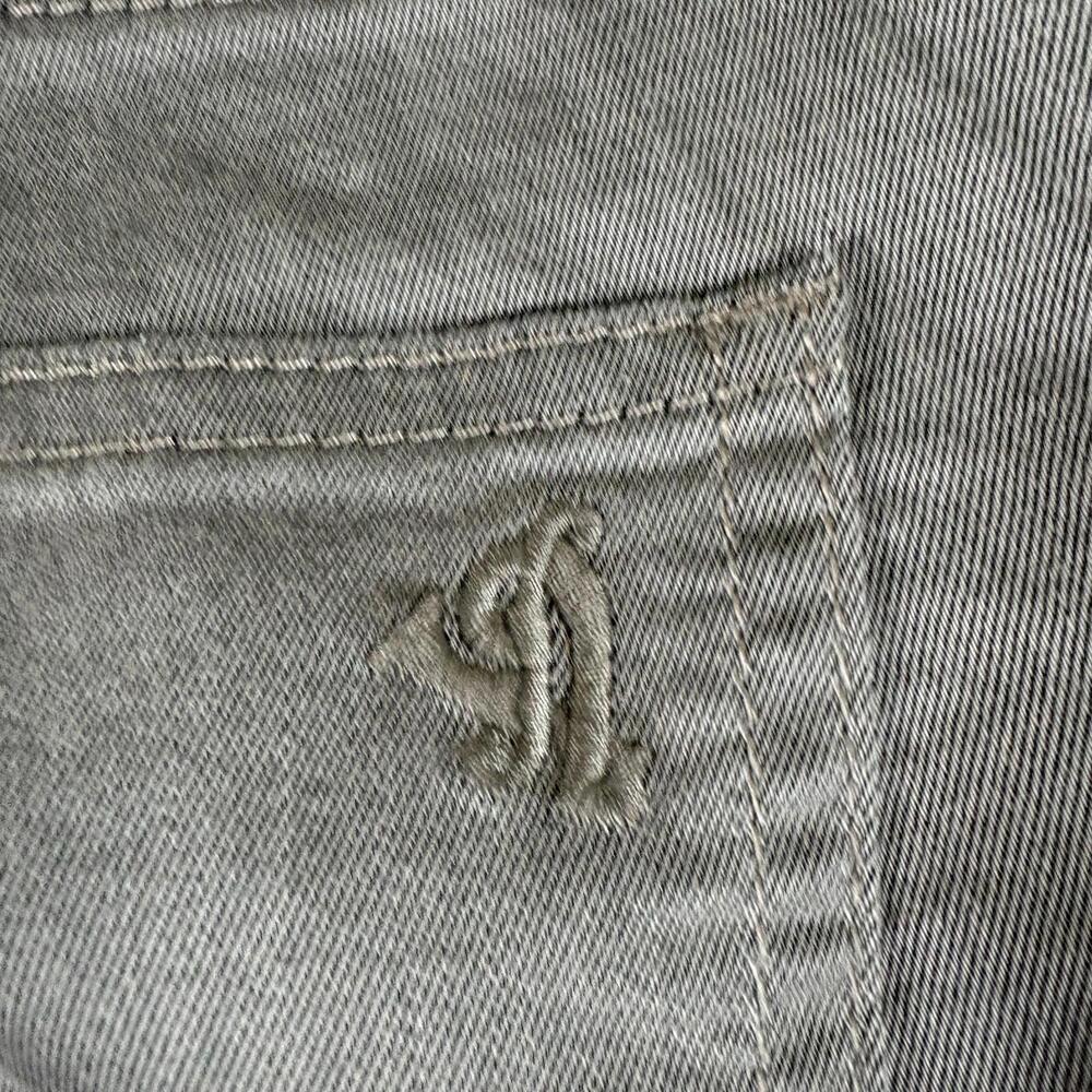VIP Jeans Womens 8/10 Y2K Wide Leg Cargo Pants Brown Multi Pocket Stretch - Picture 10 of 10